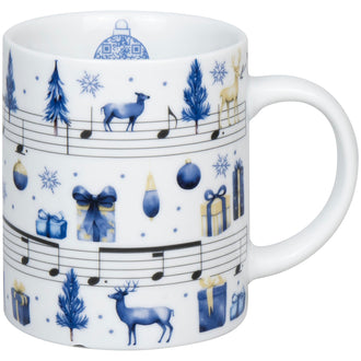 Tazza mug, disegno: Silent Night ml 300/cm Ø8x9,5