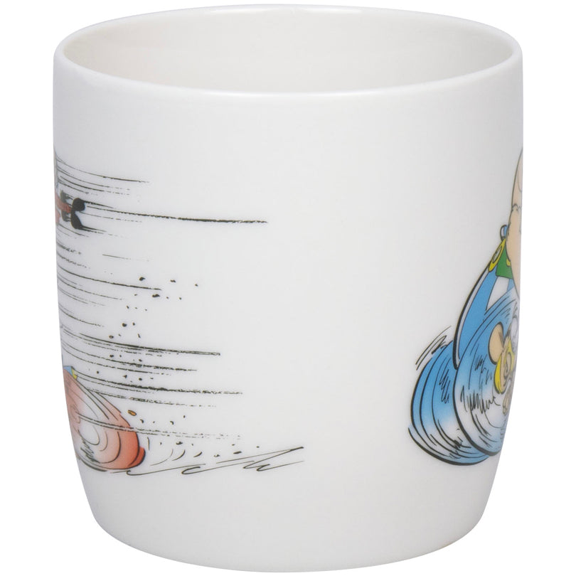 Tazza mug, disegno: Asterix - Correre ml 350/cm Ø8,8x9,2