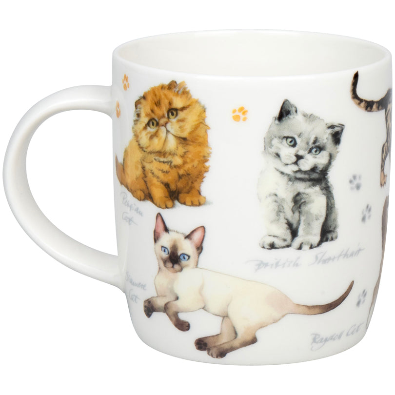 Tazza mug, disegno: Natures Diversity - Gatti ml 350/cm Ï8,8x9,2