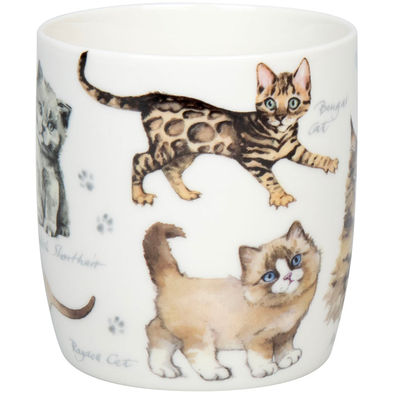 Tazza mug, disegno: Natures Diversity - Gatti ml 350/cm Ï8,8x9,2