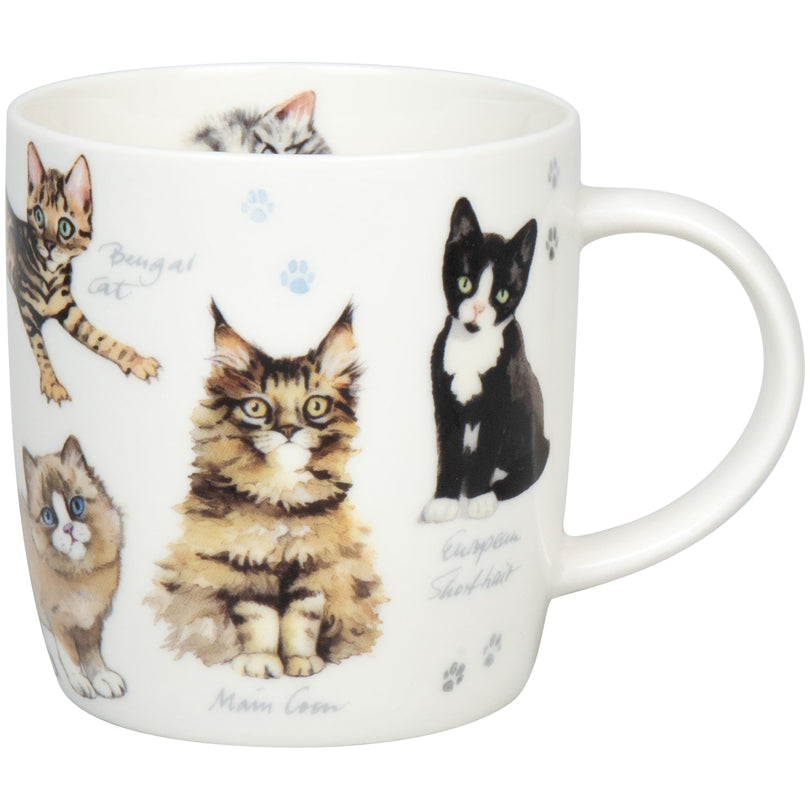 Tazza mug, disegno: Natures Diversity - Gatti ml 350/cm Ï8,8x9,2