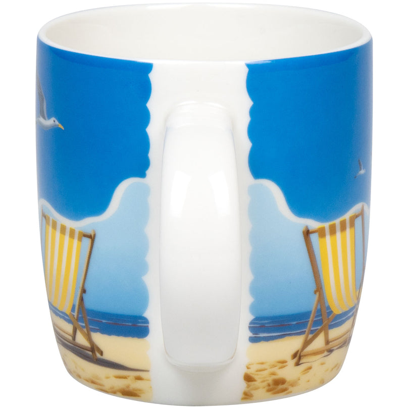 Tazza mug, disegno: Vacation - Sedie da sdraio ml 300/cm Ø8x9,5