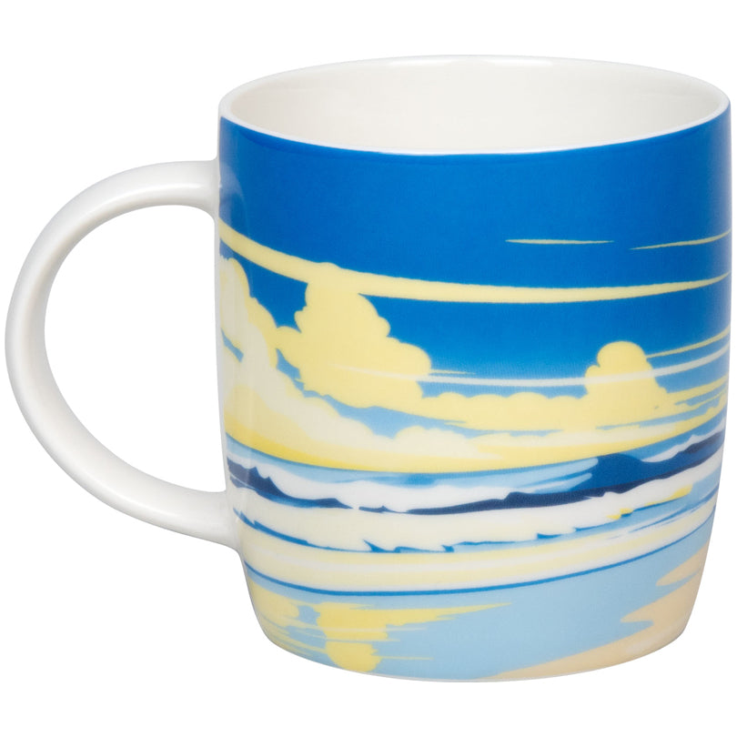 Tazza mug, disegno: Vacation - Surfing ml 300/cm Ø8x9,5