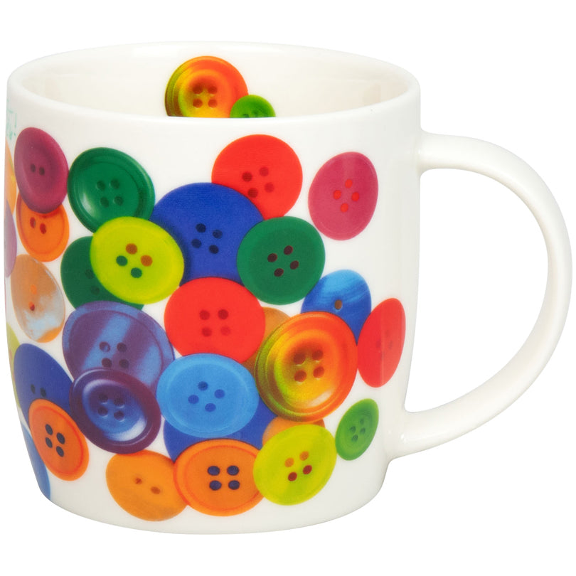 Tazza, disegno: Buttons ml 350/cm Ø8,7x9,2