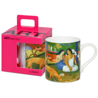 Tazza in confezione regalo, disegno: Art Selection - Arearea by Paul Gauguin ml 400/cm Ø8,8x9,2
