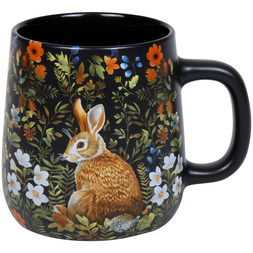 Tazza, disegno: Forest Wildlife - Rabbit ml 395/cm Ø8x9,5