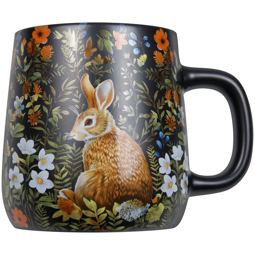 Tazza, disegno: Forest Wildlife - Rabbit ml 395/cm Ø8x9,5