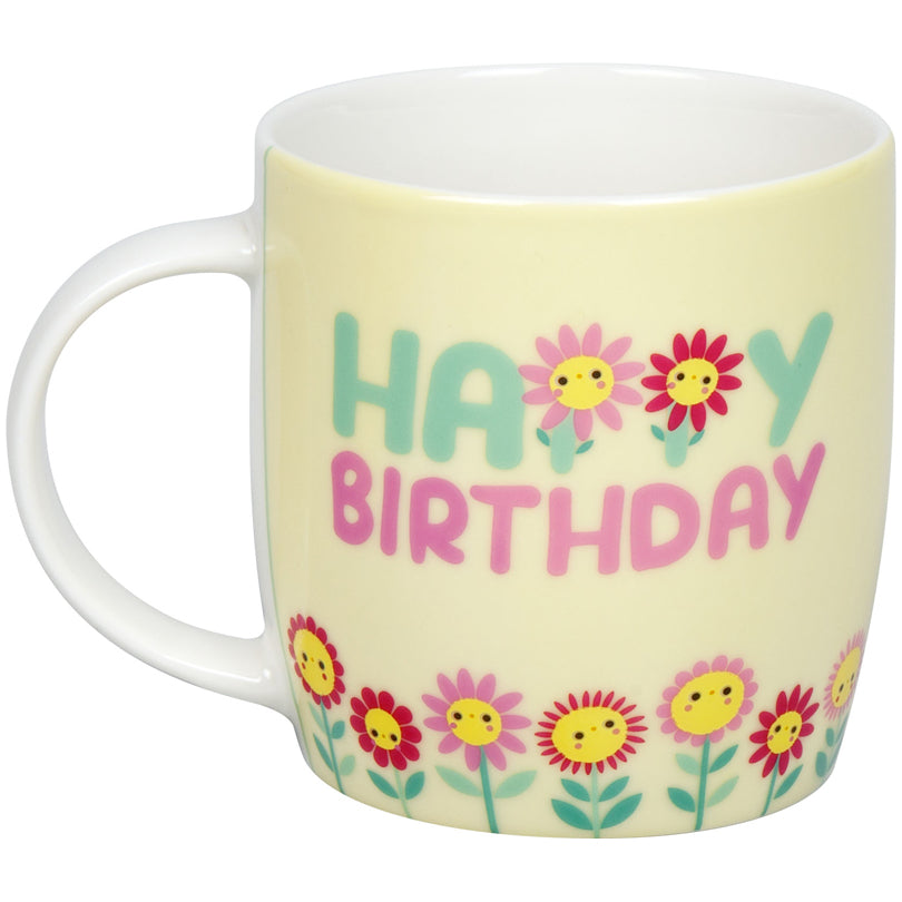 Tazza, disegno: Happy Birthday by New Kid Club ml 350/cm Ø8,8x9,2