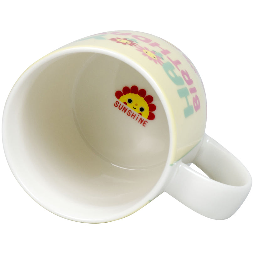 Tazza, disegno: Happy Birthday by New Kid Club ml 350/cm Ø8,8x9,2