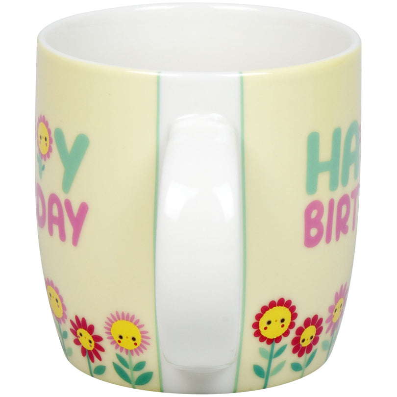 Tazza, disegno: Happy Birthday by New Kid Club ml 350/cm Ø8,8x9,2