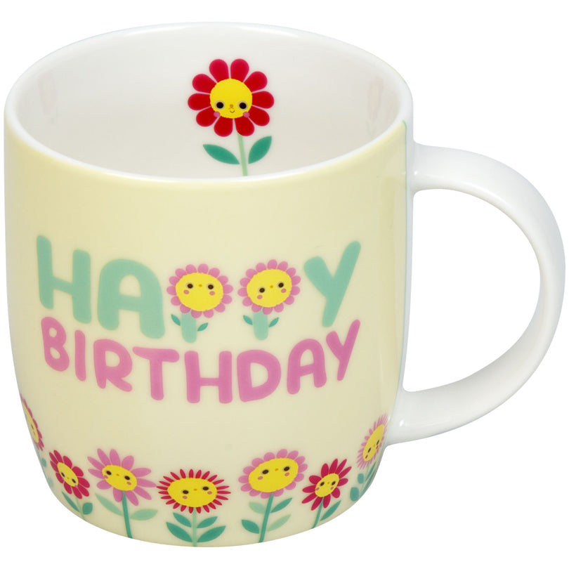 Tazza, disegno: Happy Birthday by New Kid Club ml 350/cm Ø8,8x9,2