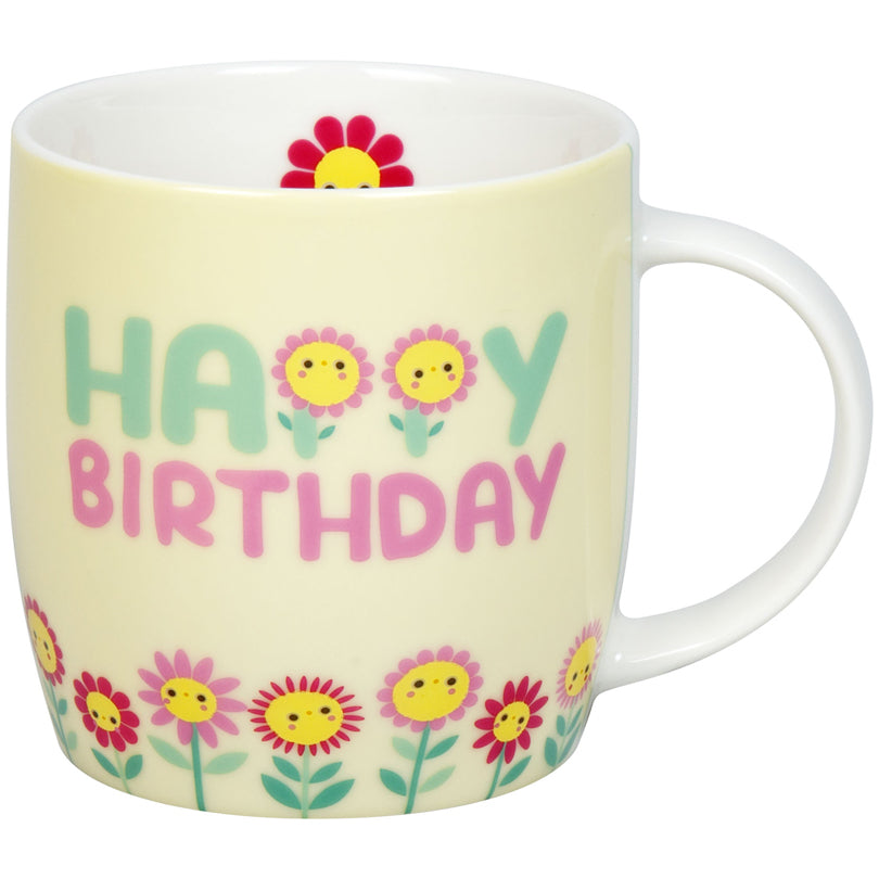 Tazza, disegno: Happy Birthday by New Kid Club ml 350/cm Ø8,8x9,2