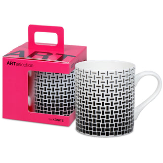 Tazza in confezione regalo, disegno: Art Selection - Graphic 413 by Marcello Morandini ml 400/cm Ø8,8x9,2