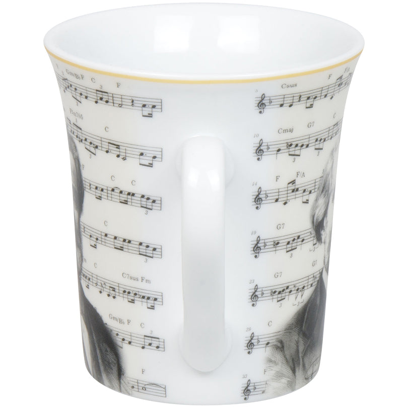 Tazza mug, disegno: Compositori - Giuseppe Verdi ml 410/cm Ø9,8x10,5