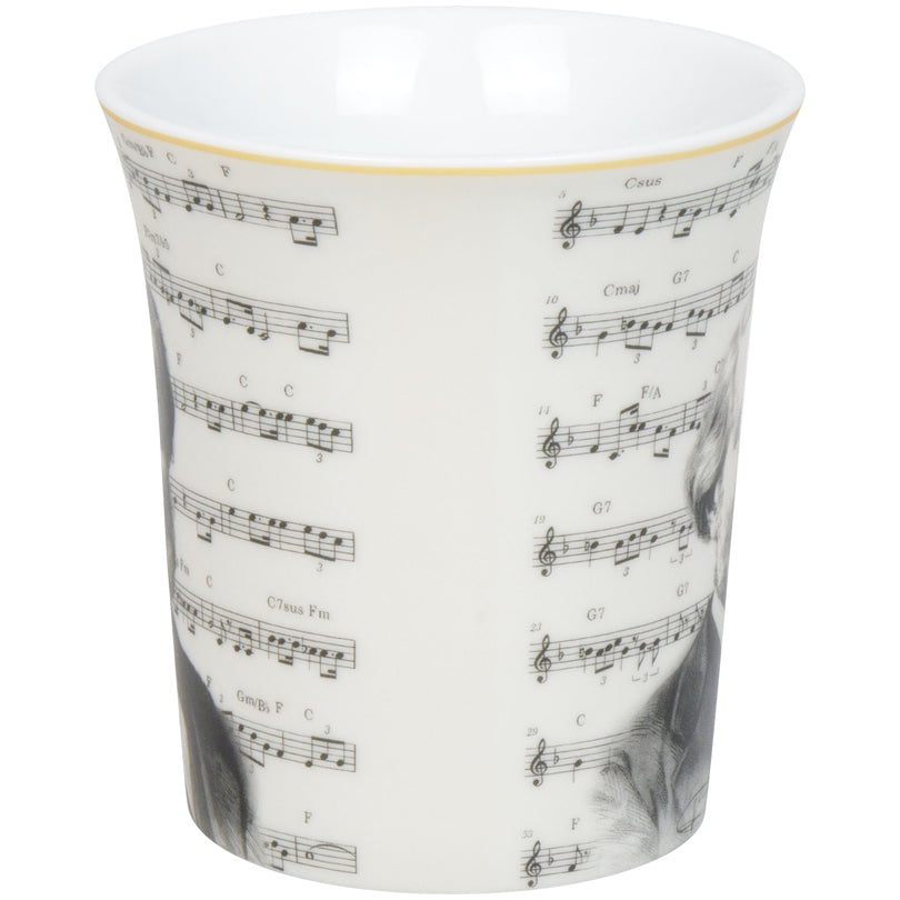 Tazza mug, disegno: Compositori - Giuseppe Verdi ml 410/cm Ø9,8x10,5