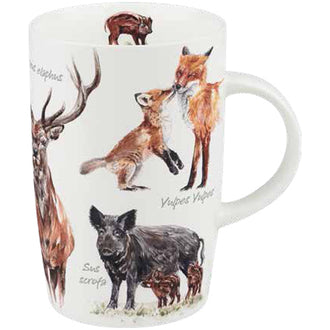 Tazza, disegno: Nature Diversity - Large Forest Animals ml 600/cm Ø8,8x13