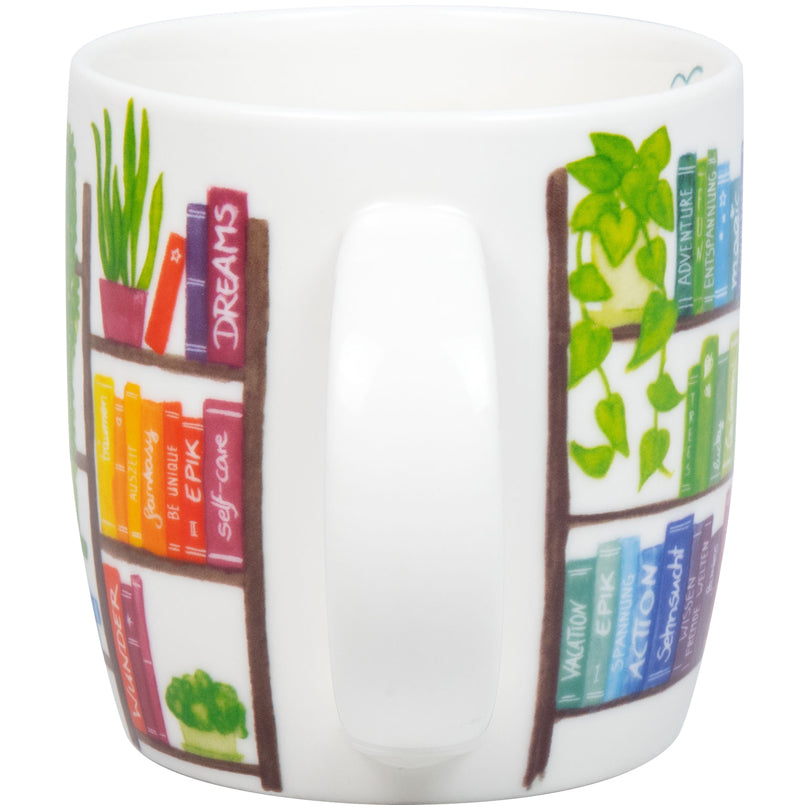 Tazza, disegno: Love Books ml 400/cm Ø8,8x9,2