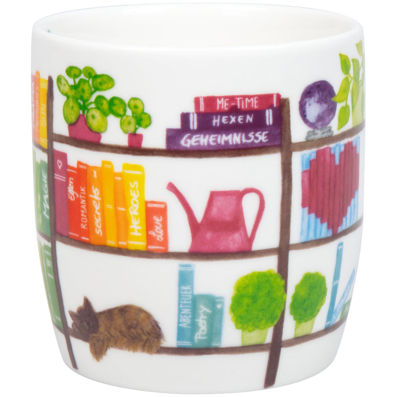 Tazza, disegno: Love Books ml 400/cm Ø8,8x9,2