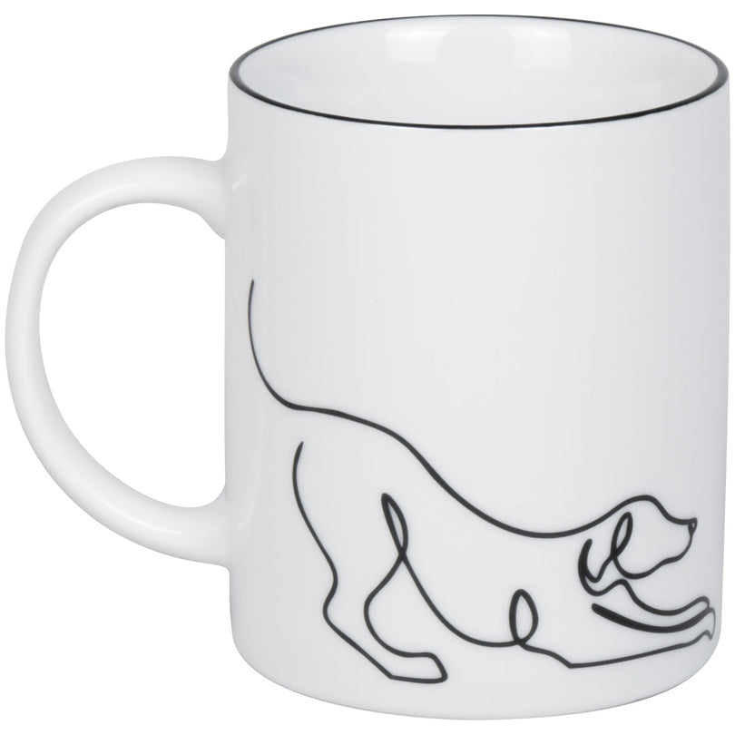 Tazza mug, disegno: Hommage à Picasso - Le Chien (cane) ml 300/cm Ø8x9,5