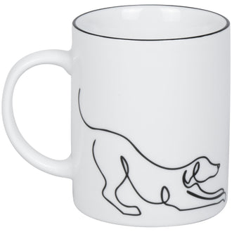 Tazza mug, disegno: Hommage à Picasso - Le Chien (cane) ml 300/cm Ø8x9,5