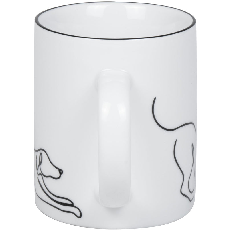 Tazza mug, disegno: Hommage à Picasso - Le Chien (cane) ml 300/cm Ø8x9,5