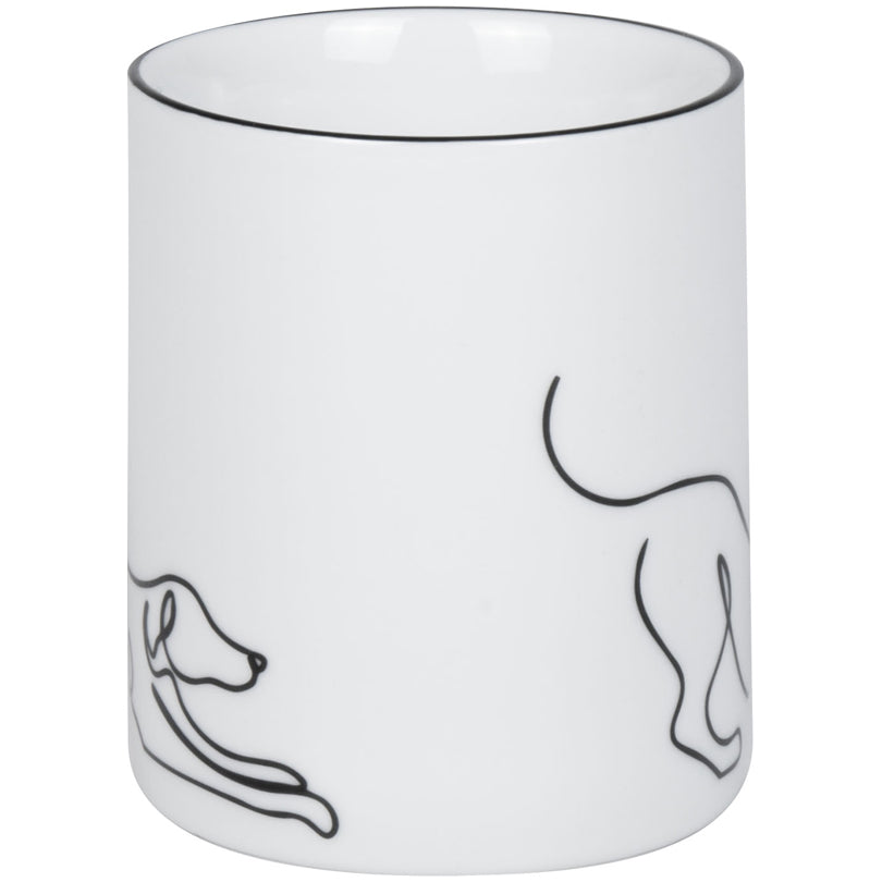 Tazza mug, disegno: Hommage à Picasso - Le Chien (cane) ml 300/cm Ø8x9,5
