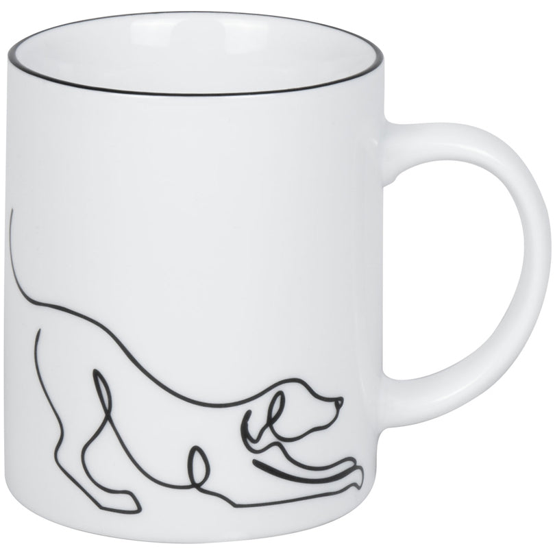 Tazza mug, disegno: Hommage à Picasso - Le Chien (cane) ml 300/cm Ø8x9,5