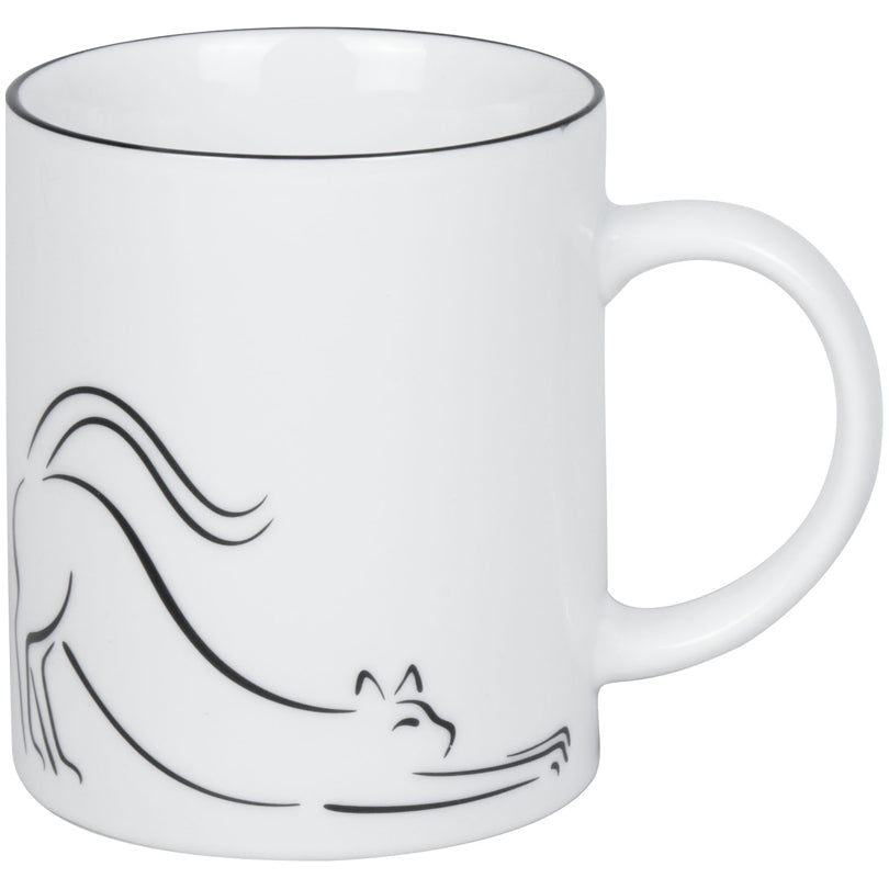 Tazza mug, disegno: Hommage à Picasso - Le Chat (gatto) ml 300/cm Ø8x9,5