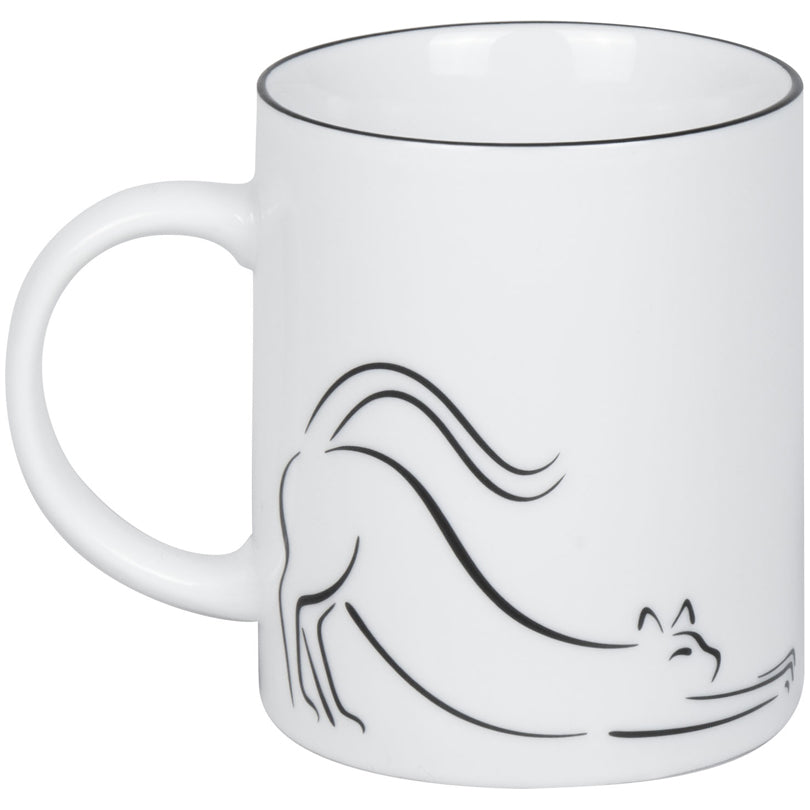 Tazza mug, disegno: Hommage à Picasso - Le Chat (gatto) ml 300/cm Ø8x9,5