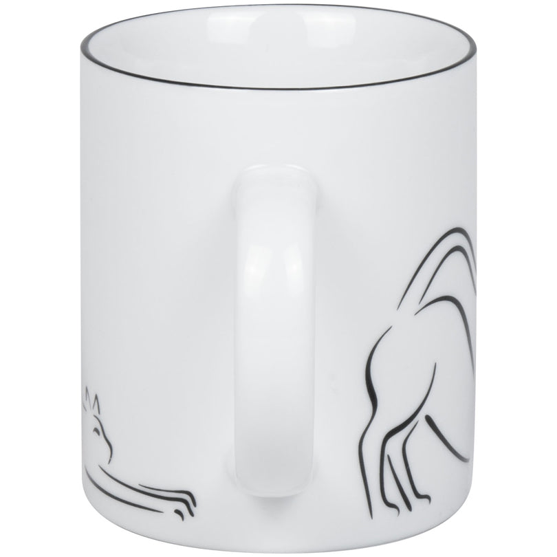 Tazza mug, disegno: Hommage à Picasso - Le Chat (gatto) ml 300/cm Ø8x9,5