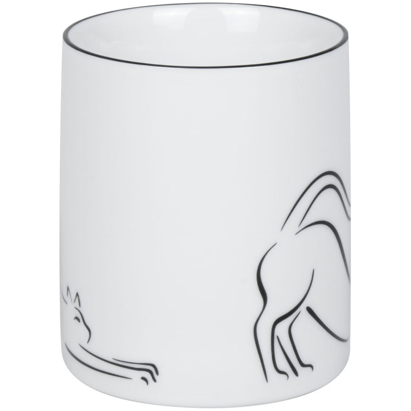 Tazza mug, disegno: Hommage à Picasso - Le Chat (gatto) ml 300/cm Ø8x9,5