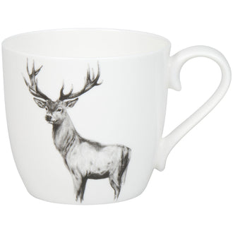 Tazza mug, disegno: Amazing Animals - Stag (cervo) ml 425/cm Ø9,7x8,9