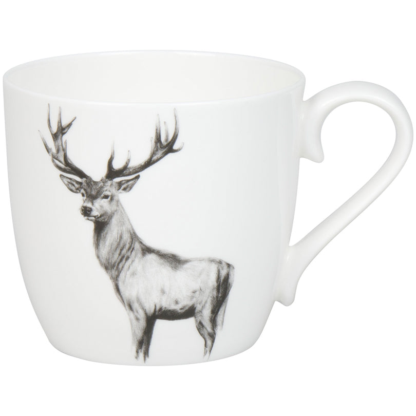 Tazza mug, disegno: Amazing Animals - Stag (cervo) ml 425/cm Ø9,7x8,9