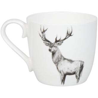 Tazza mug, disegno: Amazing Animals - Stag (cervo) ml 425/cm Ø9,7x8,9
