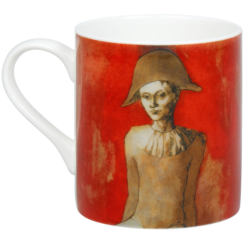 Tazza in confezione regalo, disegno: Art Selection - Arlequin Assis by Pablo Picasso ml 400/cm Ø8,8x9,2