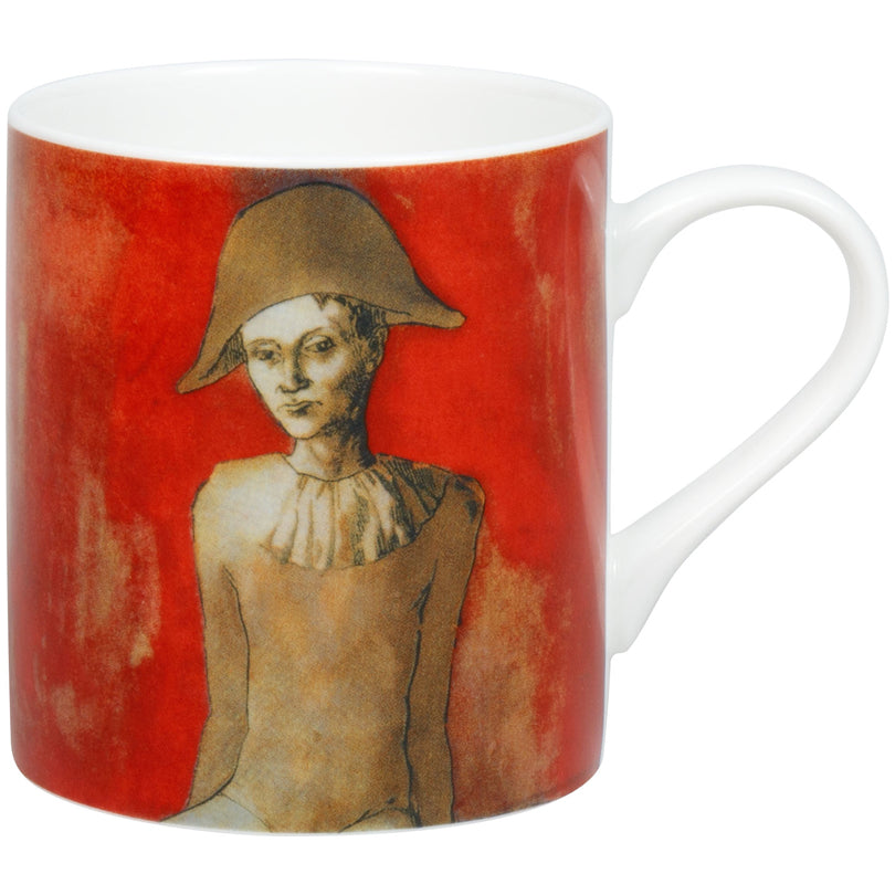 Tazza in confezione regalo, disegno: Art Selection - Arlequin Assis by Pablo Picasso ml 400/cm Ø8,8x9,2