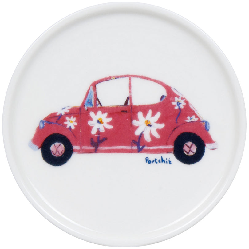 Tazza tè con coperchio e filtro, disegno: Portchie - City Girl ml 425/cm Ø9,7x8,9