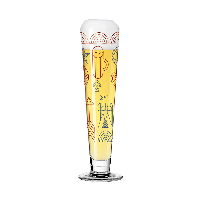 Calice birra "Heldenfest #15 - P. Farrell" cl 39/cm Ø7,5x25