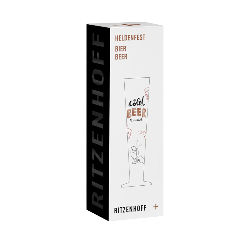 Calice birra "Heldenfest #16 - Sprenger-Pieper" cl 39/cm Ø7,5x25