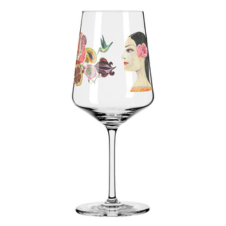 Calice aperitivo Aperizzo "Sommerrausch #5 - Olaf Hajek Frida Kahlo" cl 54/cm Ø8,3x22,5
