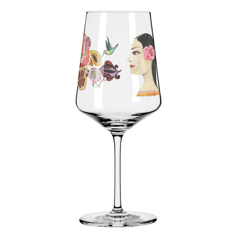 Calice aperitivo Aperizzo "Sommerrausch #5 - Olaf Hajek Frida Kahlo" cl 54/cm Ø8,3x22,5
