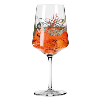 Calice aperitivo Aperizzo "Sommerrausch #6 - Olaf Hajek Mondo sott'acqua" cl 54/cm Ø8,3x22,5