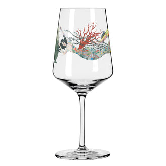 Calice aperitivo Aperizzo "Sommerrausch #6 - Olaf Hajek Mondo sott'acqua" cl 54/cm Ø8,3x22,5