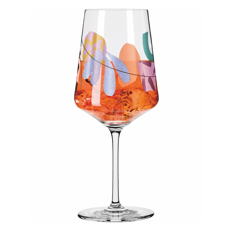 Calice aperitivo Aperizzo "Sommerrausch #8 - Alex Proba Riprendiamo da capo" cl 54/cm Ø8,3x22,5