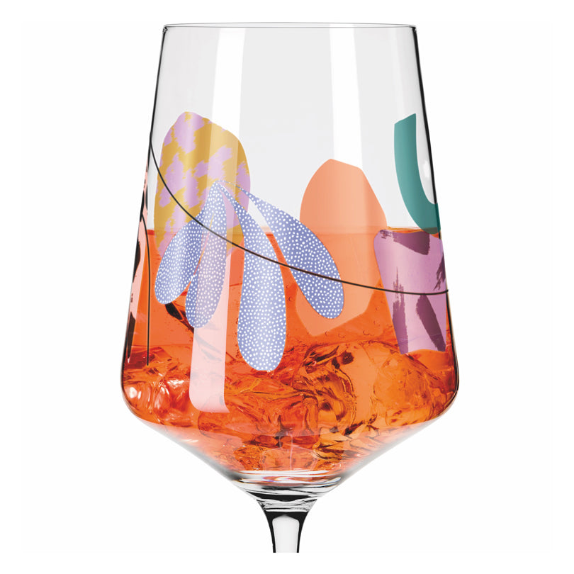 Calice aperitivo Aperizzo "Sommerrausch #8 - Alex Proba Riprendiamo da capo" cl 54/cm Ø8,3x22,5