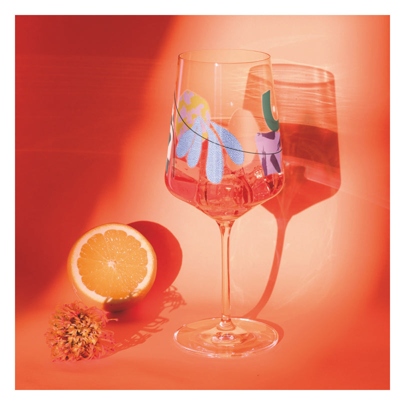 Calice aperitivo Aperizzo "Sommerrausch #8 - Alex Proba Riprendiamo da capo" cl 54/cm Ø8,3x22,5