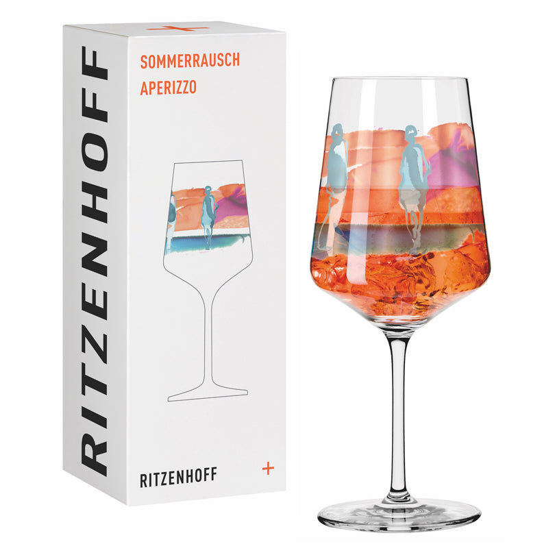 Calice aperitivo Aperizzo "Sommerrausch #9 - Virginia Romo Desiderio di mare" cl 54/cm Ø8,3x22,5