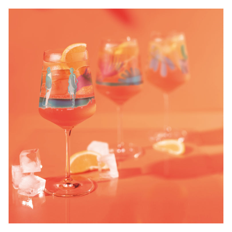 Calice aperitivo Aperizzo "Sommerrausch #9 - Virginia Romo Desiderio di mare" cl 54/cm Ø8,3x22,5