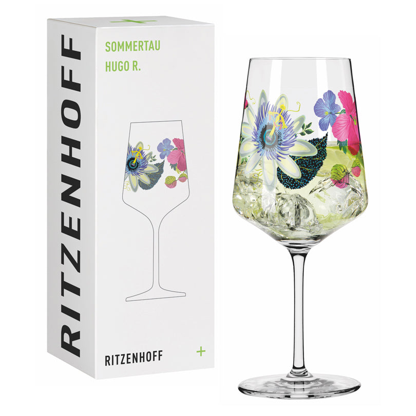 Calice aperitivo Hugo "Sommertau #10 - Olaf Hajek Natura morta" cl 54/cm Ø8,3x22,5