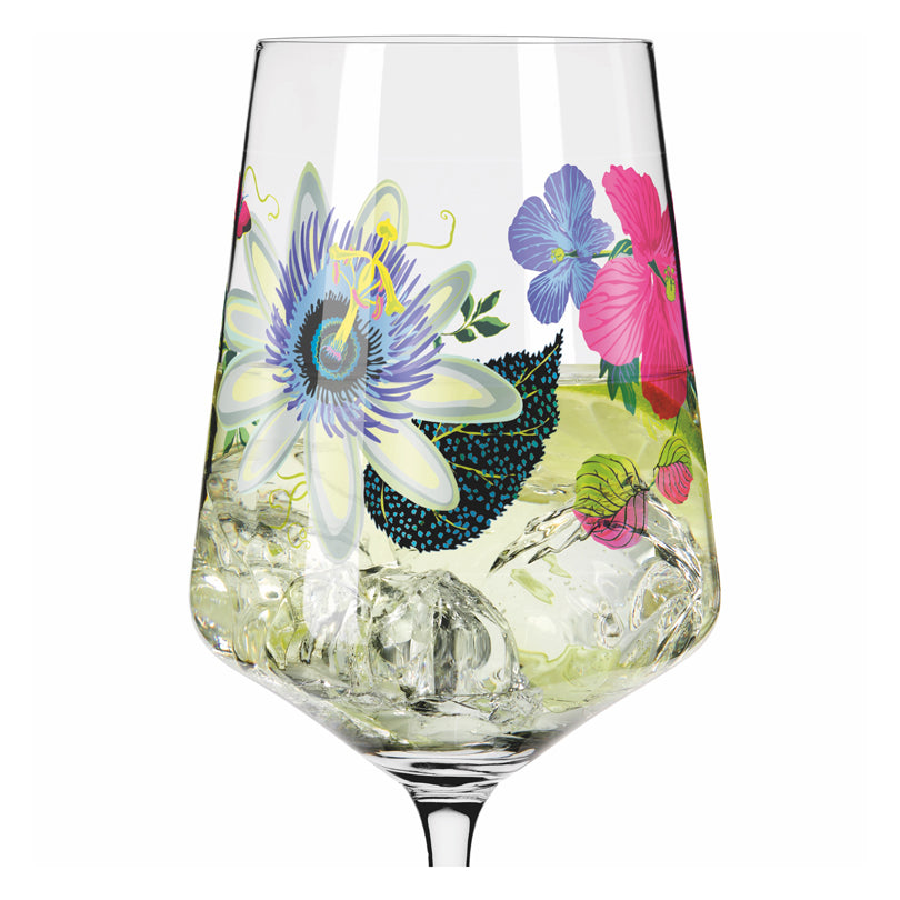 Calice aperitivo Hugo "Sommertau #10 - Olaf Hajek Natura morta" cl 54/cm Ø8,3x22,5